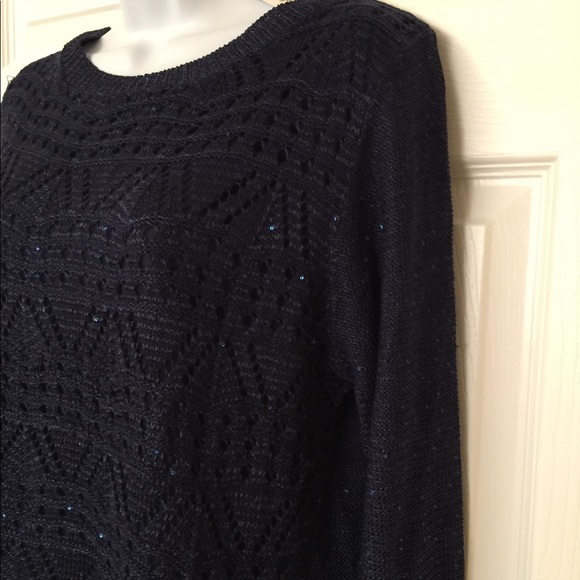 Sparkle blue sweater with Liner - Picture 2 of 6